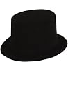 Black Uncle Pennybags Monopoly Economy Plastic Velour Costume Party Top Hat