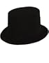 Black Uncle Pennybags Monopoly Plastic Costume Top Hat