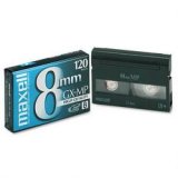 Video Cassettes, 8mm, Standard Grade, 120 Minutes (MAX281010)