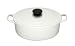 Le Creuset Casserole, Oval, White, 27 cm