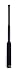 Steel Expandable Baton with Nylon Sheath, Black, 16-inch