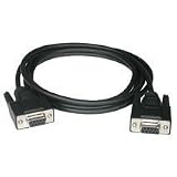 Cables To Go - 52038 - 6ft DB9 F/F Null Modem Cable Black