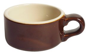 Tuxton B1M-1204 12oz Soup Mug with Handle 4/PK