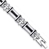 Stainless Steel Designer Mens Bracelet - 8.5 Inch