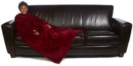 The Ultimate Kids Slanket - The Original Blanket With Sleeves - Ruby Wine