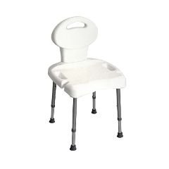 Shower Chair with Removable Back