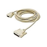 Cables To Go - 03023 - 25ft DB25M to DB9F Null Modem Cable