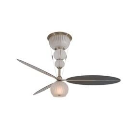 Minka-Aire Fans F816-3-BN 60" Ensemble Specialty Brushed Nickel Ceiling Fan w/ Light & Wall Control
