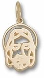 Pierced &acute; Jesus Face &acute; 1 / 2 &acute; Charm - 14KT Gold Jewelry - B0000DGM5I