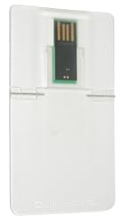 Slim Data 4GB USB Card - Clear