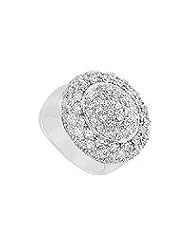 Diamond Ring 14K White Gold - 2.50 CT Diamonds