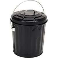 906p Black Ash Pail W/Lid 6 Gal