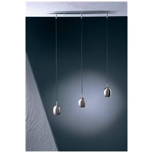 Holtkotter 5103-3 SN Easter Eggs 3 Light Island Light in Satin Nickel by Holtkotter