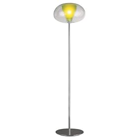 Karim Rashid Soft Apple Green Glass Floor Lamp by Kovacs