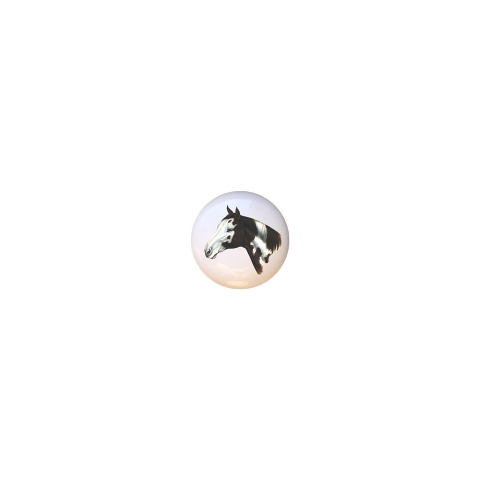 Paint Horse Horses Equestrian Drawer Pull Knob By Farm Fresh Knobs