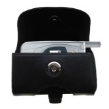 Horizontal Leather Case with Belt Clip / Loop for the UTStarcom CDM 9950