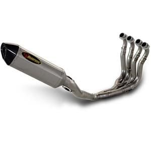 Akrapovic Evolution Exhaust with Hexagonal Muffler - Full System/Titanium