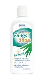 PediFix FungaSoapLiquid with Tea Tree oil, 6 oz.