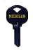 University of Michigan Kwikset KW1 House Key