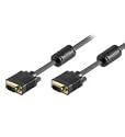 VGA Kabel High Class 15polig Stecker doppelt geschirmte Koax RGB Leitungen 10m mit Feritte