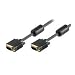 VGA Kabel High Class 15polig Stecker doppelt geschirmte Koax RGB Leitungen 10m mit Feritte
