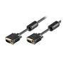VGA Kabel High Class 15polig Stecker doppelt geschirmte Koax RGB Leitungen 10m mit Feritte