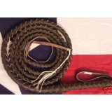 Bull Whip Real Leather Dark Brown BULLWHIP 6 Foot 4 Plait BULL WHIP