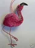 G2 Glittered Pink Flamingo Christmas Ornament Bird