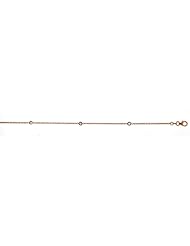 18K Gold Pink Diamond By The Inch Necklace 20 Inch