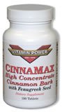 Vitamin Power CinnaMax High Concentrate Cinnamon Bark 100 Tablets