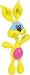 Vo-Toys Latex Loose Limbed Rabbit 12in Dog Toy