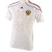 adidas Russia Home Shirt 2009 2010 White/Scarlet Medium