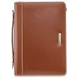 DRN2150204 - Undated Planner,w/Zipper,1-1/4Ring,7-Rings,8-1/2x5-1/2,BN