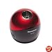 Panasonic Pinpoint Desktop Battery-Operated Pencil Sharpener, Black/Red (KP-006AB)