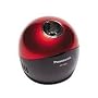 Panasonic Pinpoint Desktop Battery-Operated Pencil Sharpener, Black/Red (KP-006AB)