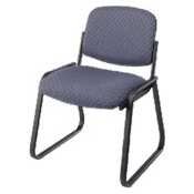 Office Star Work Smart Deluxe Sled Base Arm Chair with Designer Plastic Shell Back,... by Office Star
