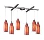ELK Lighting 522-6M 6 Light Cilindro Multi Pendants Island Light,