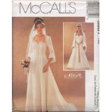 MCCALS PATTERN 3861 MISSES/MISS PETITE MEDIEVAL STYLE WEDDING LINED DRESSES SIZE GG 18-24