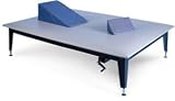 Crank Hydraulic Mat Platform, color black, Length, Width, Height:4“ 6“ 20/30“ , M
