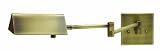 House Of Troy PIN475-AB Pinnacle Collection Portable Halogen Wall Lamp - Antique Brass