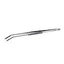 Aven 18492 Blunt Serrated General Purpose Tweezer, Stainless Steel, 10" Length