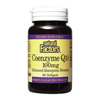 Natural Factors Coenzyme Q10 200mg Softgels, 60-Count