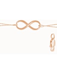 14kt White Gold High Polished East2West Infinity Bracelet