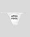 White Thong with April Fool
