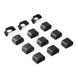 Hama Cable Fastener Easy Wire, Black, 12 Pieces