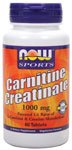 Carnitine Creatinate Powder by NOW Foods - Sports And Specialty Formulas (4 oz Powder)