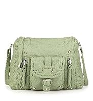 Indigo Collection Front Pocket Cross Body Bag
