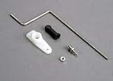 3825 Steering rod - plastic rod end - chrome threaded ball and nut - servo arm for Blast