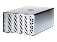 Iomega UltraMax Plus Desktop Hard Drive - Hard drive array - 1 TB - 2 bays ( SATA-300 ) - 2 x HD 500 GB - FireWire 800, Hi-Speed USB, Serial ATA-300, FireWire 400 (external)