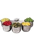 American Metal Craft SRVZ-0050 Garnish & Condiment Holders
